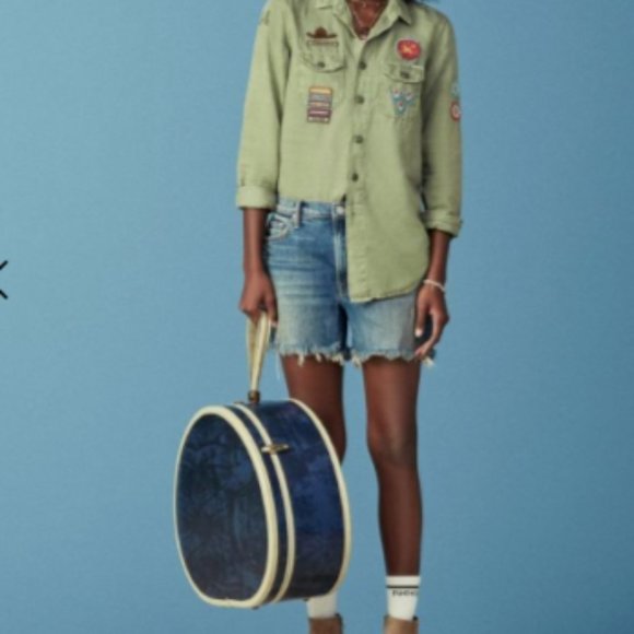 Mother Pants - Mother Sinner Fray Play Dirty Jean Shorts H11463